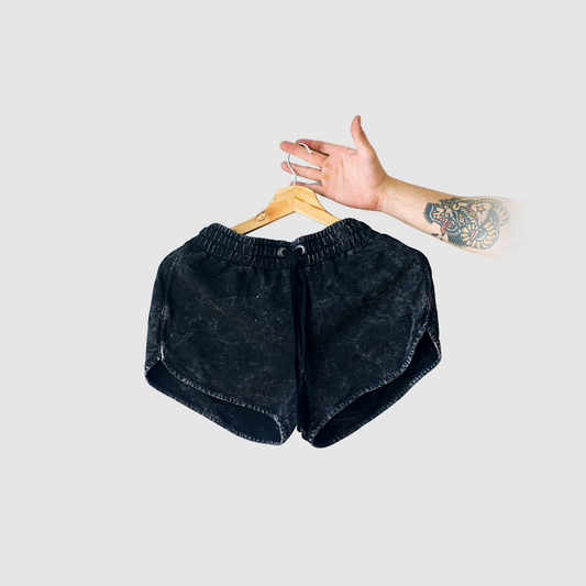 Short French Terry Acid Wash | Mujer